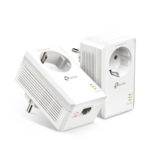 TP-LINK TL-PA7017PKIT STARTER-KIT AV1000 Gigabit Passthrough Powerline Starter Kit - AGEMcz