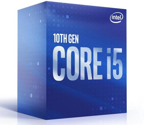 INTEL cpu CORE i5-10500 socket1200 Comet Lake BOX 65W 10.generace (s chladičem, 3.1GHz turbo 4.5GHz, 6x jádro, 12x vlákno, 12MB cache, pro DDR4 do 2666, grafika UHD 630) - Doprodej AGEMcz