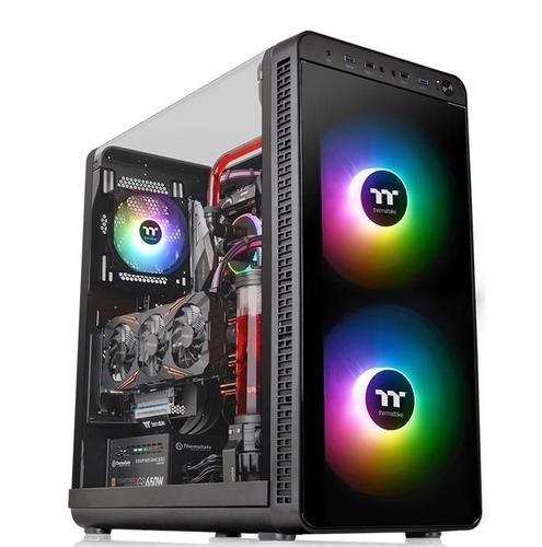 THERMALTAKE case View 37 ARGB černý s oknem, 2x fan 200mm ARGB + 1x 120mm ARGB - AGEMcz