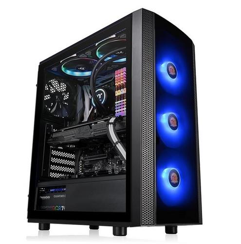THERMALTAKE case Versa J25 TG RGB černý s oknem, 3x fan 120mm RGB, 1x 120mm - AGEMcz