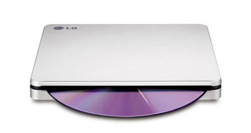 HLDS (HITACHI-LG) DVD±RW GP70NS SLIM external stříbrná USB 2.0 - AGEMcz
