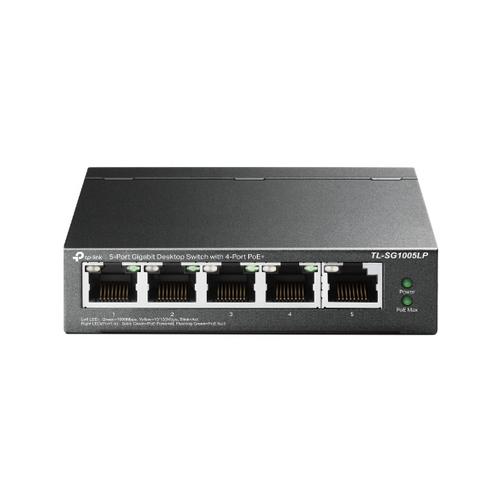 TP-LINK TL-SG1005LP 5-Port Gigabit Desktop Switch with 4-Port PoE+ - AGEMcz