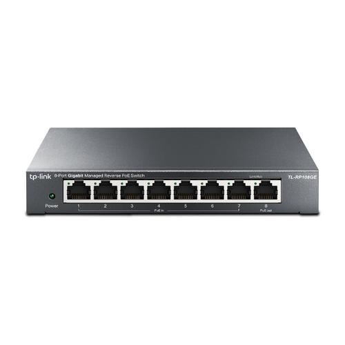 TP-LINK TL-RP108GE 8-Port Gigabit Managed Reverse PoE Switch - Doprodej AGEMcz