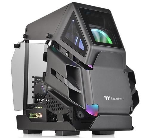 THERMALTAKE case AH T200 černý s oknem, 2x TG (mATX case bez zdroje) - AGEMcz