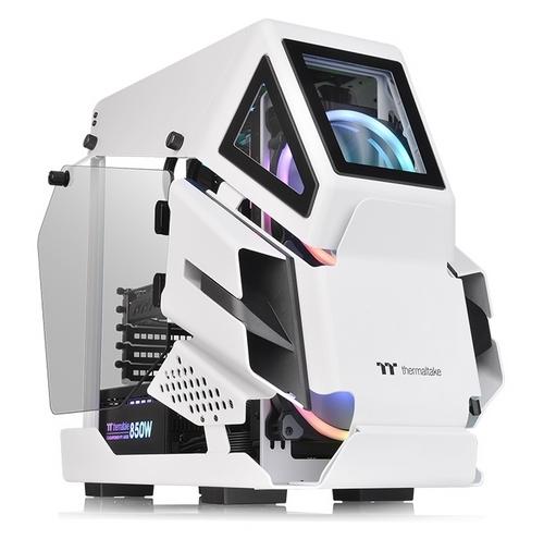 THERMALTAKE case AH T200 bílý s oknem, 2x TG (mATX case bez zdroje) - AGEMcz