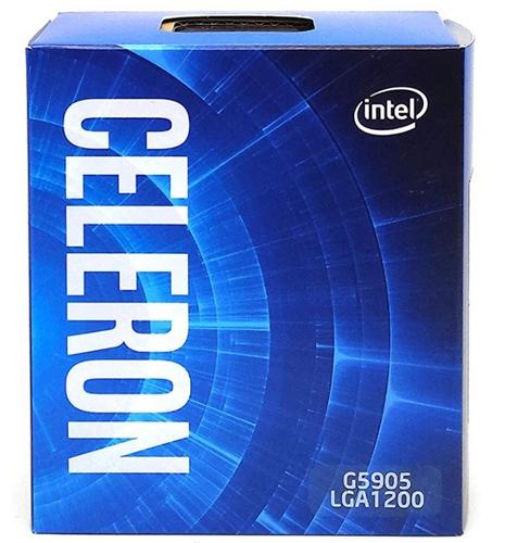 INTEL cpu CELERON G5905 socket1200 Comet Lake BOX 58W 10.generace (s chladičem, 3.5GHz, 2x jádro, 2x vlákno, 2MB cache, pro DDR4 do 2666, grafika UHD 630) - Doprodej AGEMcz