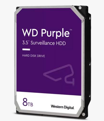 WDC WD84PURZ hdd 8TB SATA3-6Gbps třída 5640rpm PURPLE 128MB