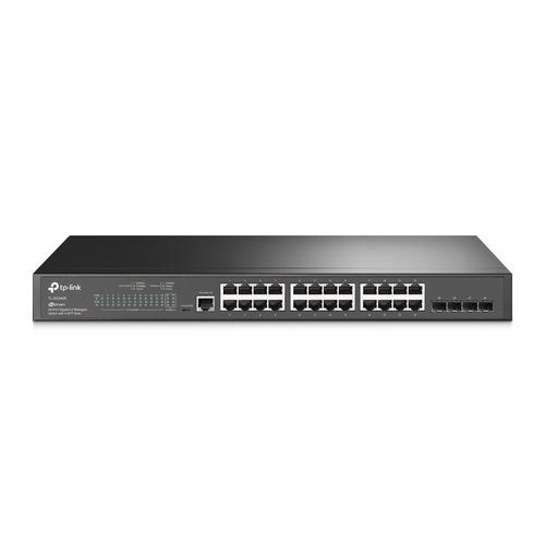 TP-LINK TL-SG3428 JetStream 24-Port Gigabit L2 Managed Switch with 4 SFP Slots - AGEMcz