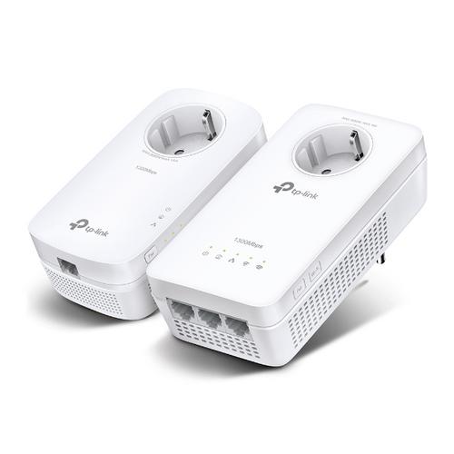 TP-LINK TL-WPA8631PKIT STARTER-KIT 2 kusy Sada adaptérů AV1300 Gigabit Passthrough Powerline AC Wi-Fi - AGEMcz