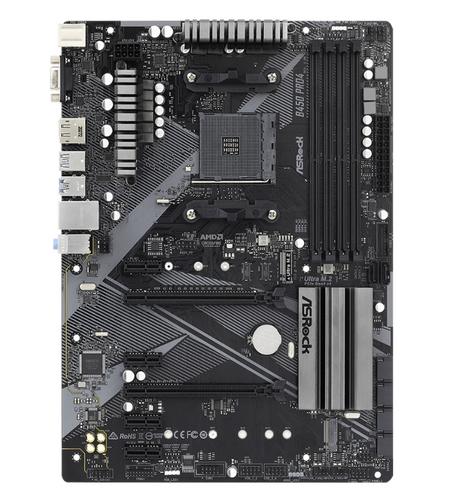 ASROCK MB B450 PRO4 R2.0 (AM4, amd B450, 4xDDR4 3200, 6xSATA3, 7.1, VGA+HDMI +DPort, USB3.1, ATX) - AGEMcz