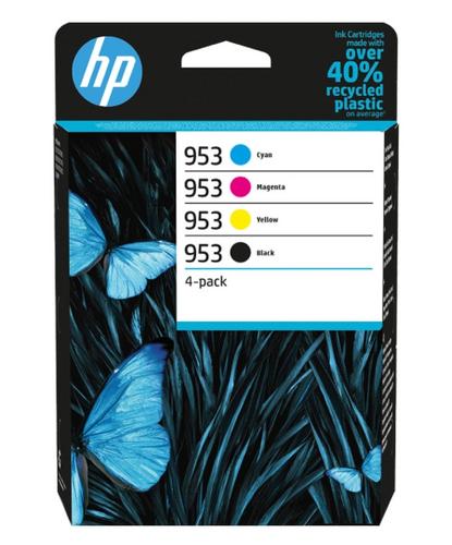 HP 6ZC69AE náplně č.953 CMYK (4pack = černá + CMY)