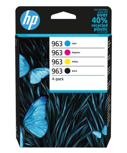 HP 6ZC70AE náplně č.963 CMYK (4pack = černá + CMY) - Slevy AGEMcz