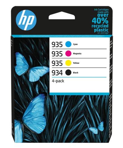 HP 6ZC72AE náplně č.934+935 CMYK (4pack = černá + CMY)