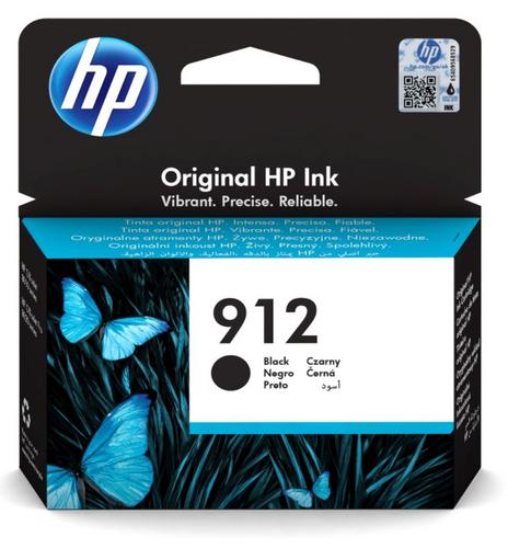 HP 3YL80AE náplň č.912 černá inkoustová kazeta (cca 300 stran) OfficeJet 8012e, 8013, 8022e, 8023