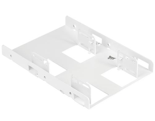 CORSAIR CSSD-BRKT2W (bílá) redukce pro upevnění 2x 2.5in SSD / HDD do 3.5in pozice v case - AGEMcz