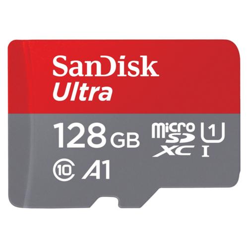 SANDISK Micro SD card SDXC 128GB Ultra A, 100MB/s, Class 10 UHS-I s adaptérem - AGEMcz