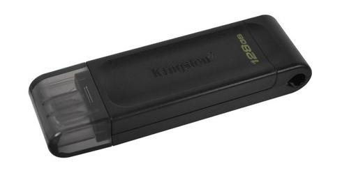 KINGSTON DataTraveler 70 128GB black USB3.2 Type-C Gen1 flash drive - AGEMcz