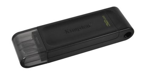 KINGSTON DataTraveler 70 (DT70) 32GB black USB3.2 Gen1 flash drive (USB-C) - AGEMcz
