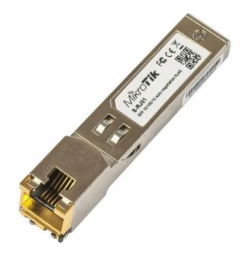 MIKROTIK S-RJ01 SFP 10/100/1000M metalický modul S-RJ01, RJ-45, 100m, 1.25Gbps - AGEMcz