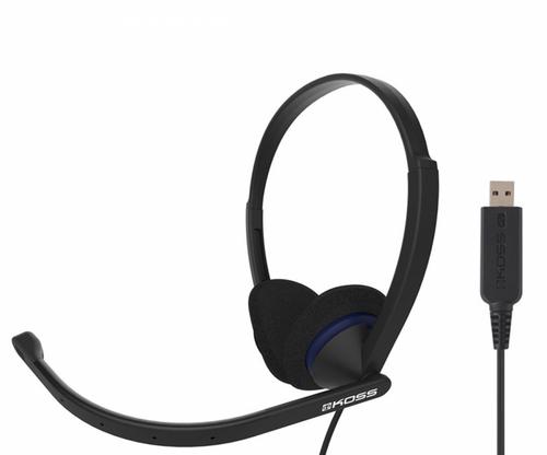 KOSS sluchátka CS200 USB , stereofonní komunikační sluchátka s mikrofonem, bez kódu (24 měsíců - AGEMcz