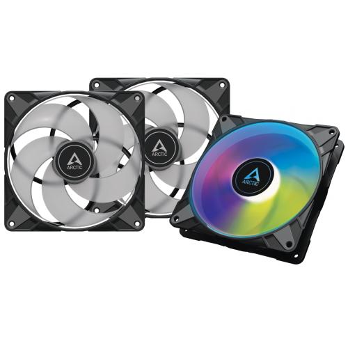 ARCTIC P14 PWM PST A-RGB 0dB Value pack (3 ks) ventilátor - 140mm, black