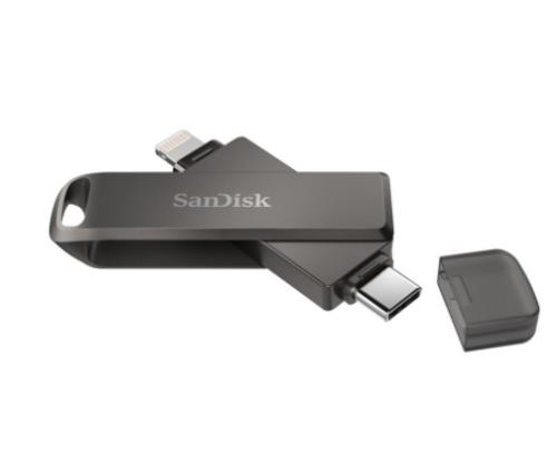 SANDISK Flash Disk 64GB iXpand Luxe, USB-C + Lightning