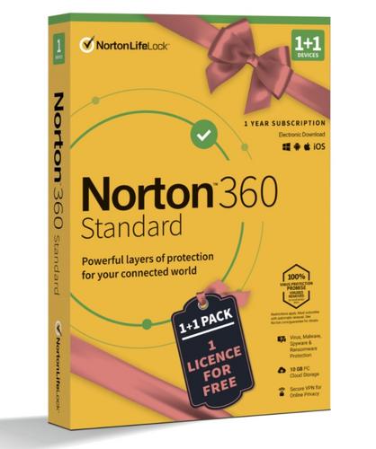NORTON 360 STANDARD 10GB CZ 1licence, 1 rok - AGEMcz