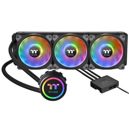 THERMALTAKE Floe DX RGB 360 TT Premium Edition komplet vodního chlazení CPU, chladič 393mm s 3x ventilátorem 120mm - AGEMcz