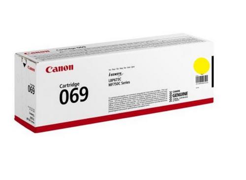 CANON CRG 069 originální toner yellow pro LBP673Cdw, MF754Cdw a MF752Cdw.