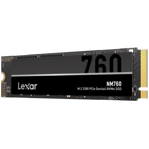 LEXAR NM760 SSD NVMe M.2 1TB PCIe (čtení max. 5300MB/s, zápis max. 4500MB/s)