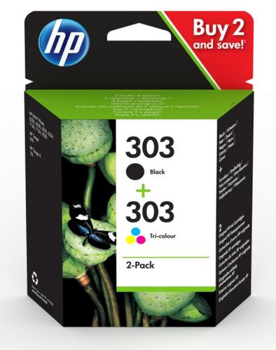 HP 3YM92AE originální náplň č.303 černá+barevná - AGEMcz