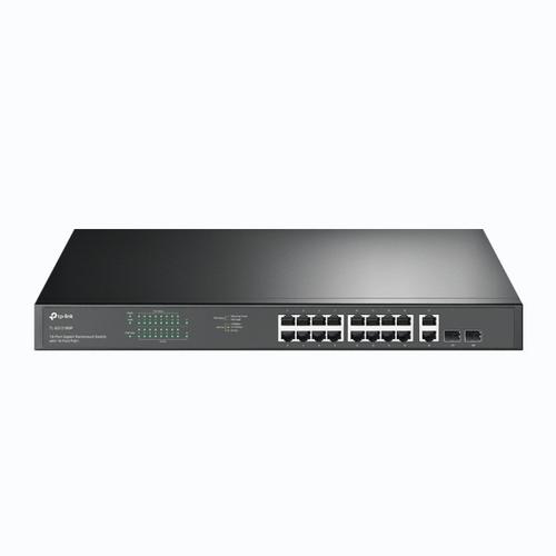 TP-LINK TL-SG1218MP 18-portový gigabitový switch do racku s 16-portovým PoE+ napájením - AGEMcz