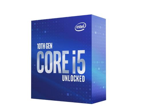 INTEL cpu CORE i5-10600K socket1200 Comet Lake BOX 125W 10.generace (bez chladiče, 4.1GHz turbo 4.8GHz, 6x jádro, 12x vlákno, 12MB cache, pro DDR4 do 2666, grafika UHD 630) - AGEMcz