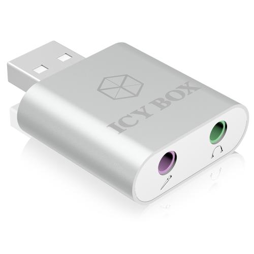 RAIDSONIC ICY BOX IB-AC527 USB2.0 externí zvuková karta - AGEMcz
