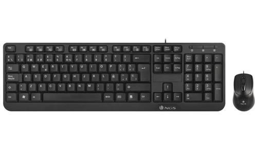 GENIUS NGS klávesnice+myš COCOA USB černá, drátový set cz+sk layout (náhrada za KM-160) - AGEMcz
