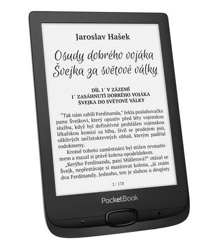 POCKETBOOK 617 Basic Lux 3, 6” E-Ink Black, 8GB, WiFi, černý - AGEMcz