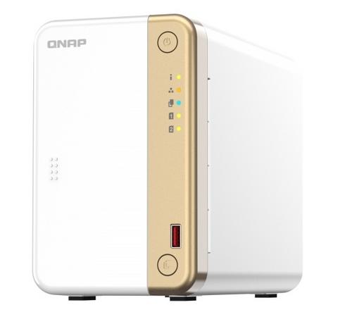 QNAP TS-262-4G TurboNAS server s RAID, fix 4GB DDR4, pro 2x 3,5/2,5in SATA3 HDD/SSD (1x HDMI, 2x USB3 + 1xGLAN) datové úložiště