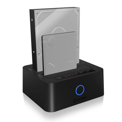 RAIDSONIC ICY BOX IB-123CL-U3 klonovací stanice 2,5"/3,5" HDD/SSD - AGEMcz