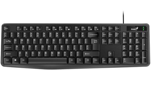 GENIUS klávesnice KB-117, USB, CZ+SK black (černá) - AGEMcz