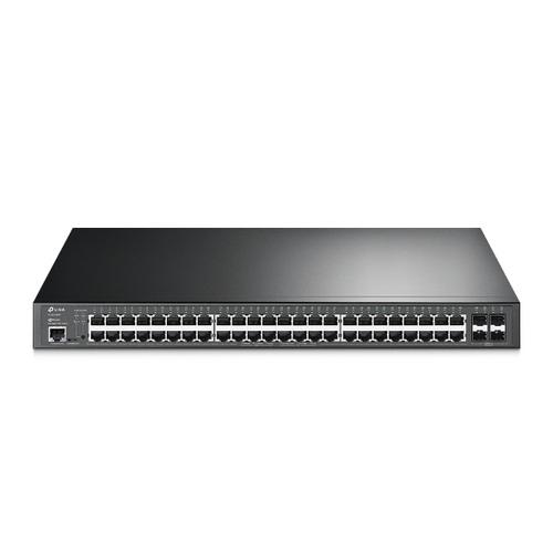 TP-LINK TL-SG3452XP Řízený switch JetStream L2+ s 52 gigabitovými porty a 4 10GE SFP+ porty a napájením PoE+ na 48 portech - AGEMcz