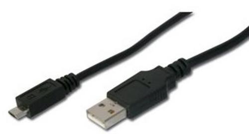 KABEL USB micro 1.5m 2.0, USB A(M) - microUSB B(M) kabel navržený pro rychlé nabíjení