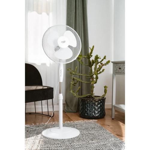 ADLER Stojanový ventilátor AD 7323w , bílý - AGEMcz