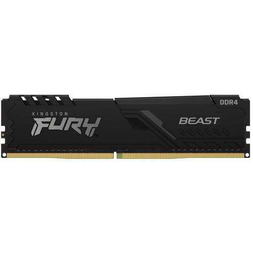 KINGSTON 8GB DDR4 2666MHz Fury Beast CL16 Black - AGEMcz