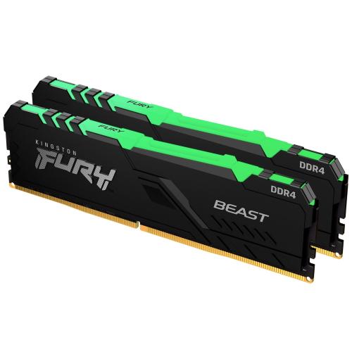 KINGSTON 32GB=2x16GB DDR4 3200MHz Fury Beast RGB CL16 1.35V - AGEMcz