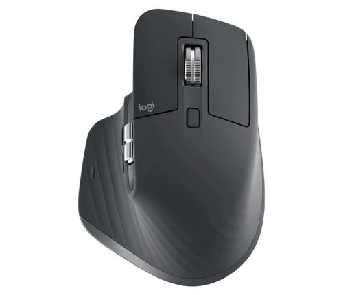 LOGITECH myš MX Master 3S/Kancelářská/Laserová/USB + Bluetooth/Černá - AGEMcz