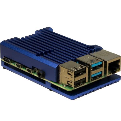 INTER-TECH case ODS-721 pro Raspberry Pi 4 B, modrá - AGEMcz