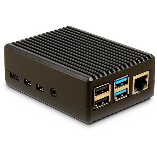 INTER-TECH case ODS-716 pro Raspberry Pi 4 B, černá - AGEMcz