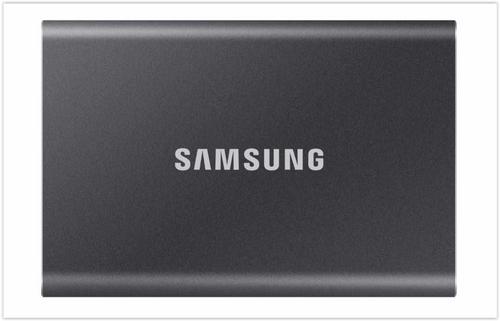 SAMSUNG T7 externí ssd 500GB USB3.2 Gen2 (tmavě šedý) - AGEMcz