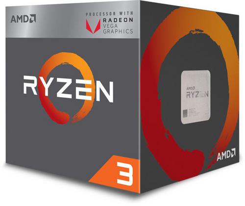 AMD cpu Ryzen 3 3200G (použitý) AM4 Box s grafikou Radeon Vega 8 (s chladičem, 3.6GHz / 4.0GHz, 4MB cache, 65W, 4 jádro, 4 vlákno, 8 GPU), grafika - AGEMcz