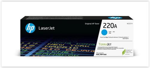 HP W2201A originální toner azurový č.220A malý cca 1800 str. (cyan - AGEMcz